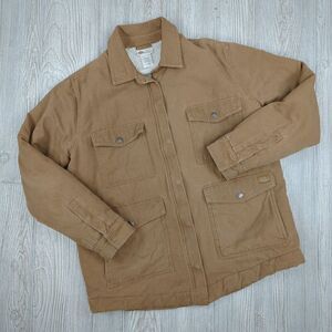 Dickies for Women Size Medium Brown Work Jacket Sherpa Lined Warm